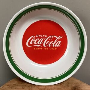 🔴 Vintage - Coca-Cola - Large Chip, Fruit, Candy or Salad Bowl - Collectible